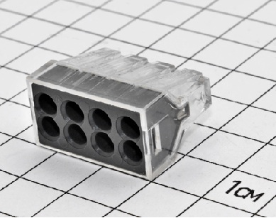 Клеммная колодка 8 проводников, сечение 1,0-2,5 мм2  (773-328) WAGO